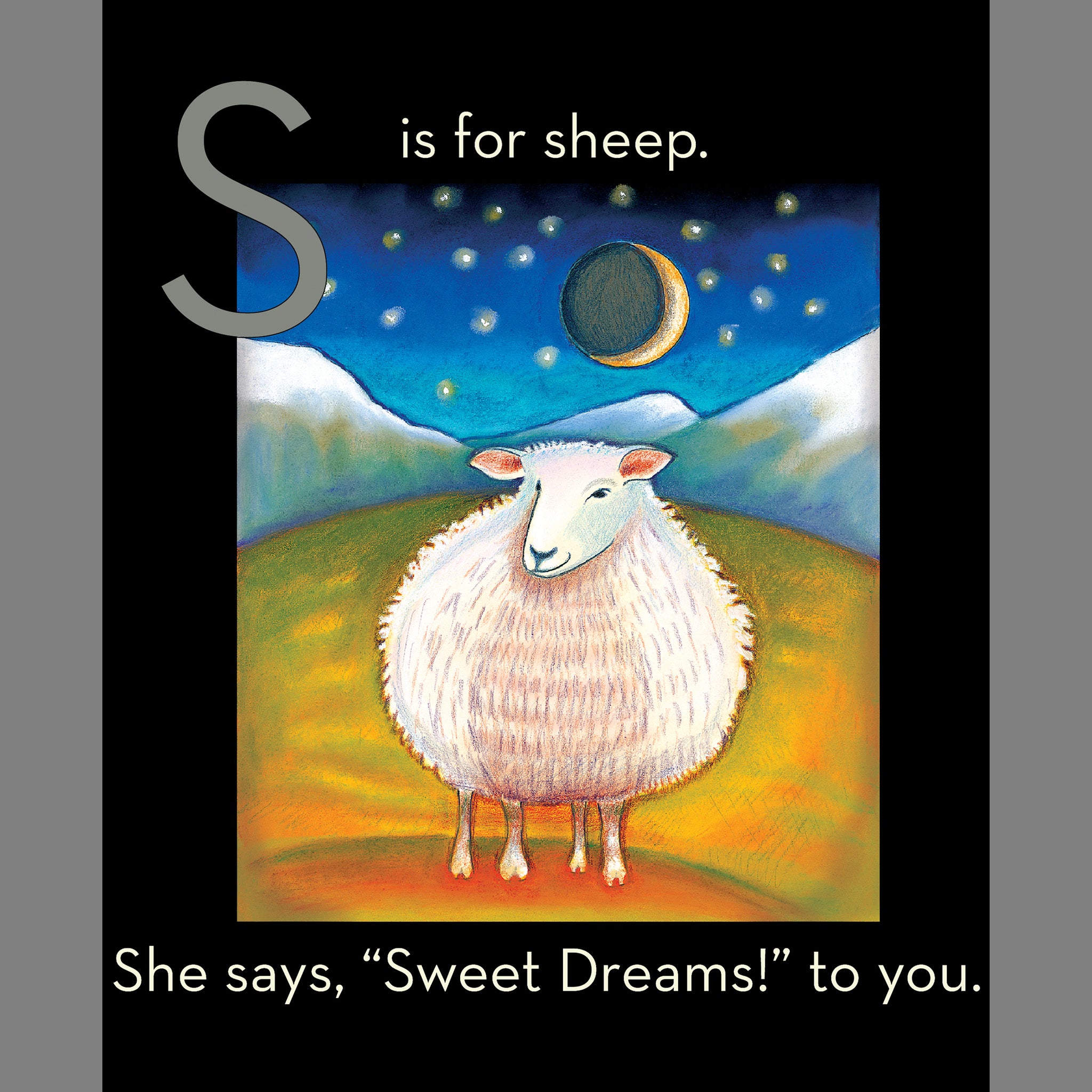 Set S: ABC book with Sheep Luminette nightlight