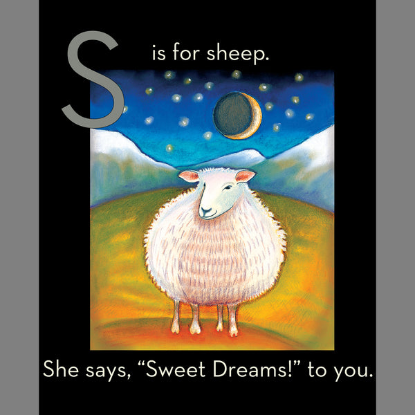 Set S: ABC book with Sheep Luminette nightlight - SOLD OUT