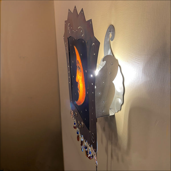 Yellow Moon Sconce - copper