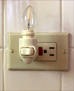 Nightlight part: Rotating fixture and bulb